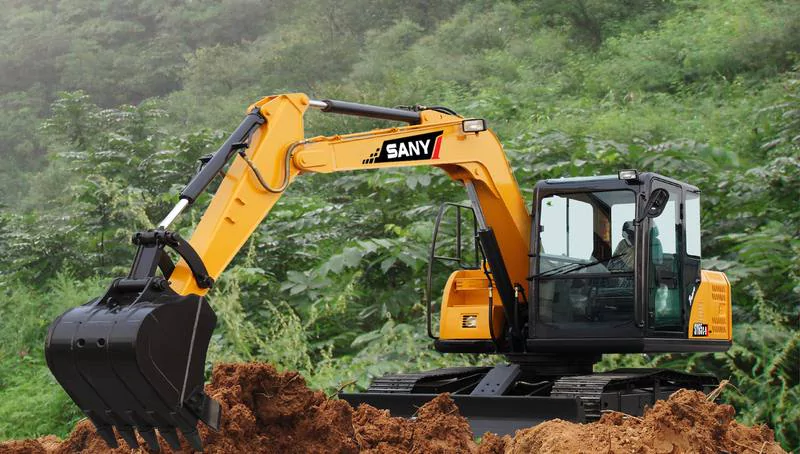 A SANY Excavator is designed with the operator in mind, featuring intuitive controls that make the machine easy to handle.