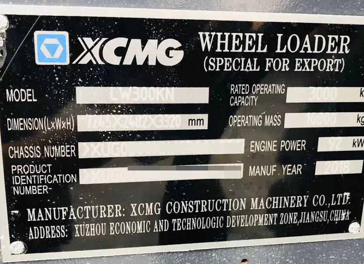 XCMG LW300KN Wheel Loader-8