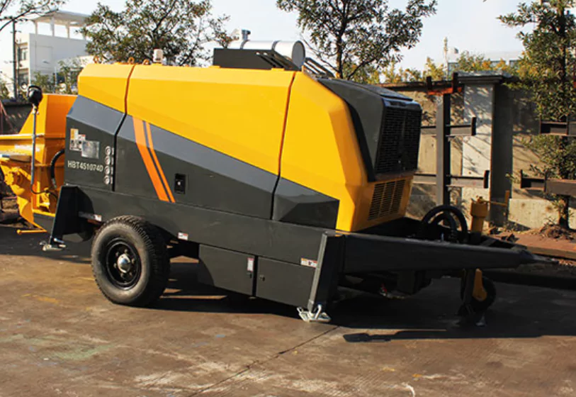 XCMG HBT8018VD Trailer-Mounted Concrete Pump-4